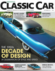 HEMMINGS CLASSIC CAR 2021 NOV - '62 MGA 1600 MK II, '51 STUDE, '69 MALIBU